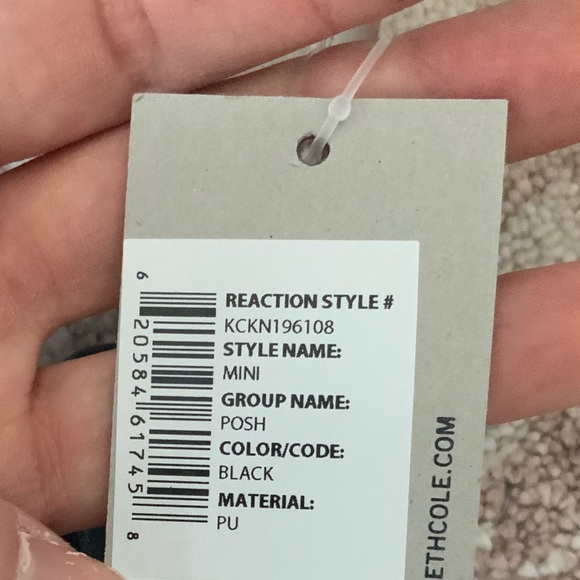 KENNETH COLE REACTION Black Crossbody Vegan Leather Purse BRAND NEW - Picture 4 of 13